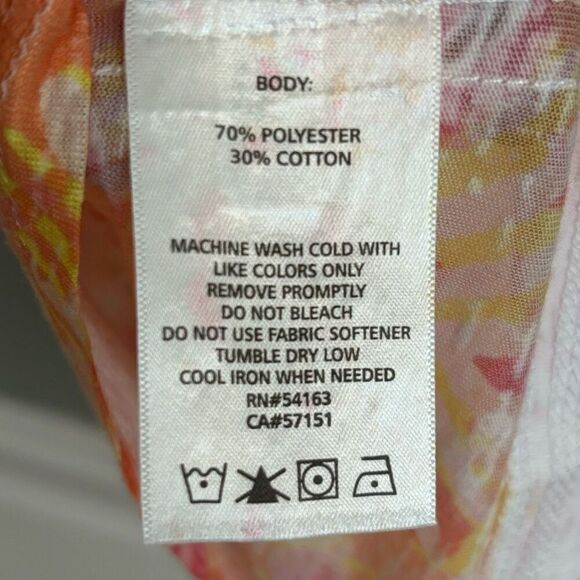 Calvin Klein Performance Quick Dry V-neck sleeveless lightweight top XL - Picture 7 of 8